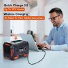 300W Portable Power Station 70200mAh AC Car Solar Generator Backup Energy Storage Battery for Outdoor Camping Travel Emergency Support Wireless Chargi