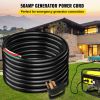 VEVOR 25Ft 50Amp Generator Extension Cord 6 Gauge STW 6/3+8/1 Generator Cord Generator Power Cord N14-50P to Bare Wire Cut Wire Cord Extension Power C
