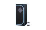 Full Size Portable Black Steam Sauna tent‚ÄìPersonal Home Spa, with Steam Generator, Remote Control, Foldable Chair