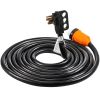 VEVOR Generator Cord, 30' Generator Power Cord w/ Plug in & Out Pin of Inlet Box Side, 50AMP SS2-50R/CS6375 Style Inlets Cable, 12000W Extension Cord