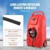 VEVOR Fuel Caddy, 32 Gallon, Portable Fuel Storage Tank On-Wheels, with 12V DC Transfer Pump, Gasoline Diesel Fuel Container with 8.2 ft Hose