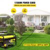 VEVOR 15Ft 50 Amp Generator Extension Cord 4 Wire 6 Gauge STW 6/3+8/1 Generator Cord 125V 250V Generator Power Cord N14-50P & SS2-50R Portable Handle