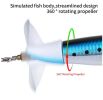 Nuguri Topwater Fishing Lures Set Whopper Plopper Bass Lures with Floating Rotating Tail Fish Bait Lures Hard Bait Hook/Fish Tackle Bait for Freshwate