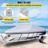 VEVOR Waterproof Boat Cover, 16'-18.5' Trailerable Boat Cover