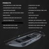 2 Person Inflatable Kayak Fishing PVC Kayak Boat the Dimension is 130'' *43'' *11.8'' Inflatable Boat Rescue Rubber Rowing Boat with Pump, Seat