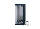 Full Size Portable Black Steam Sauna tent‚ÄìPersonal Home Spa, with Steam Generator, Remote Control, Foldable Chair