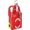 VEVOR Fuel Caddy, 25 Gallon, Portable Fuel Storage Tank On-Wheels, with Manuel Transfer Pump, Gasoline Diesel Fuel Container for Cars, Lawn Mowers
