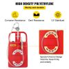 VEVOR Fuel Caddy, 25 Gallon, Portable Fuel Storage Tank On-Wheels, with Manuel Transfer Pump, Gasoline Diesel Fuel Container for Cars, Lawn Mowers
